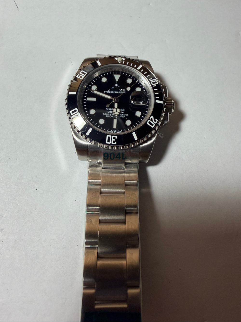 Black Dial Stainless Steel Dive Watch